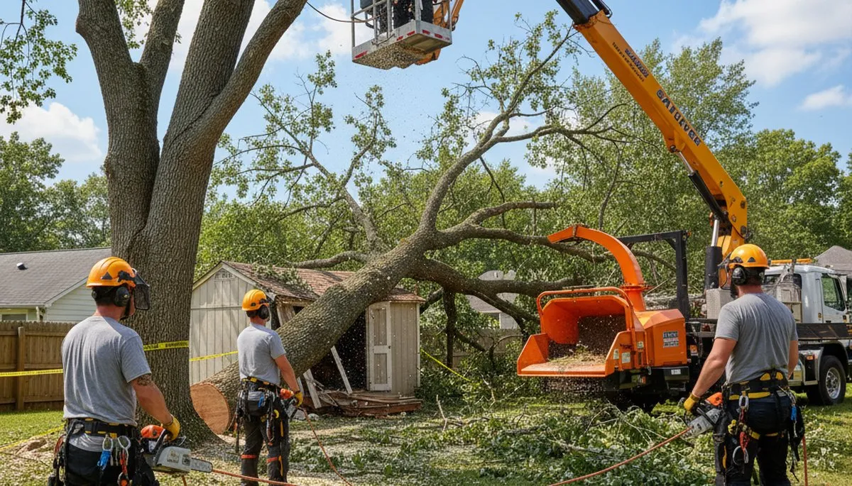 Arbor Tree Care crew providing 24/7 emergency tree removal in Columbus, OH