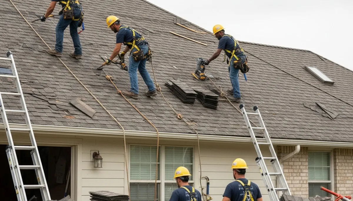 Storm damage tree cleanup in Columbus, OH by Arbor Tree Care for fallen limbs and unsafe trees